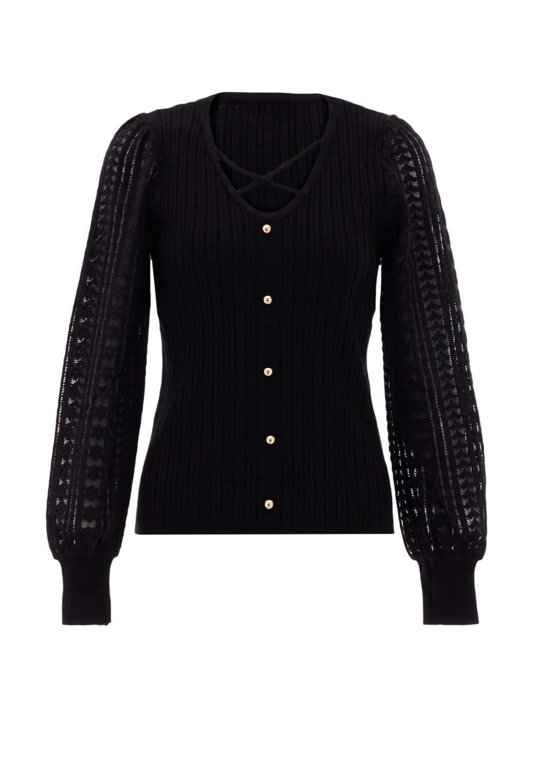 

Толстовка NAEMI Strickjacke, черный