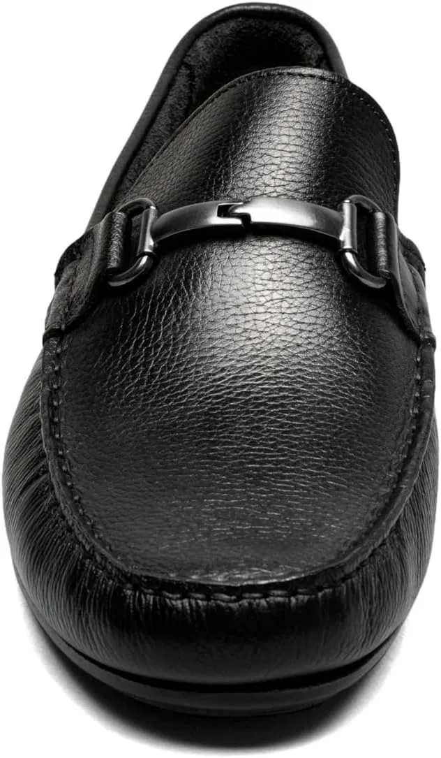 Мужские тапочки Florsheim Lago Moc Toe Bit Driver, Black Milled — фото 2