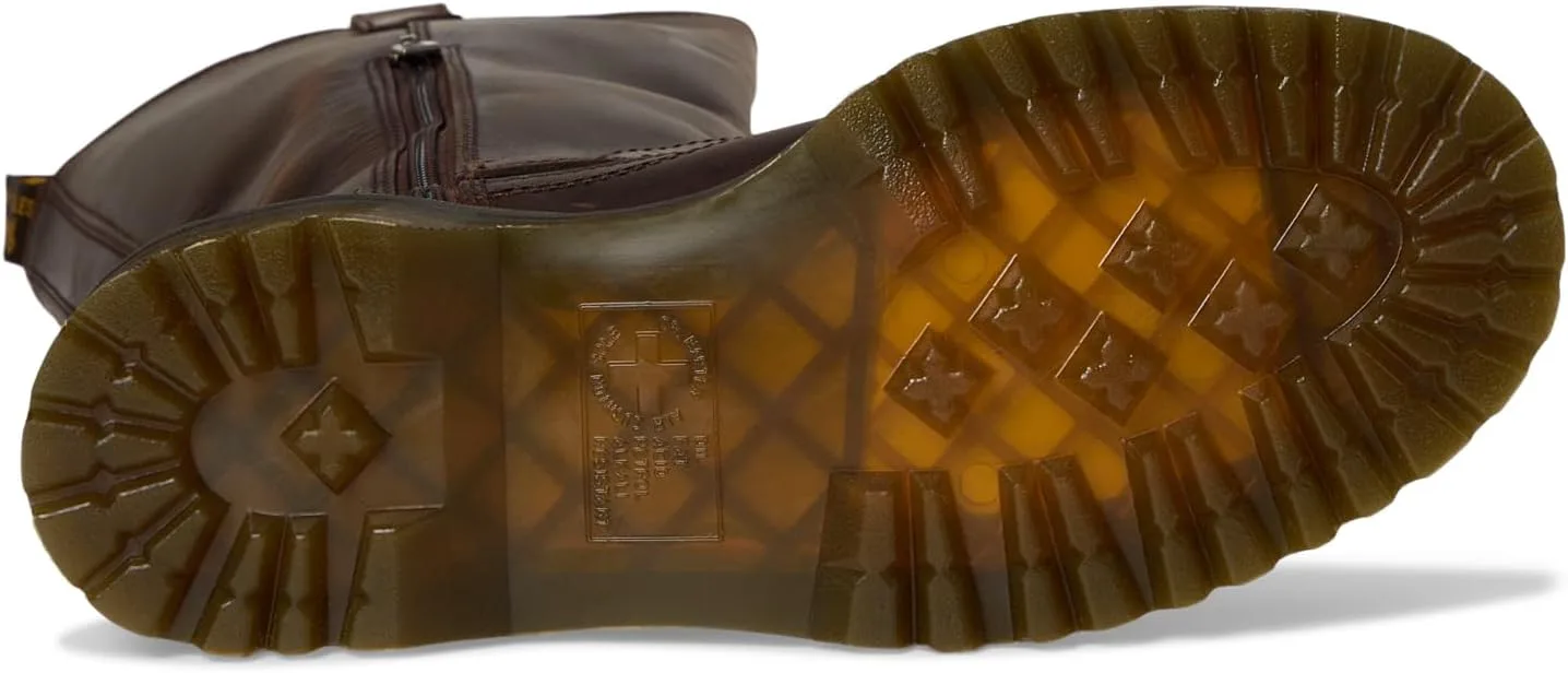 Мужские высокие сапоги Dr. Martens Anistone, темно-коричневый