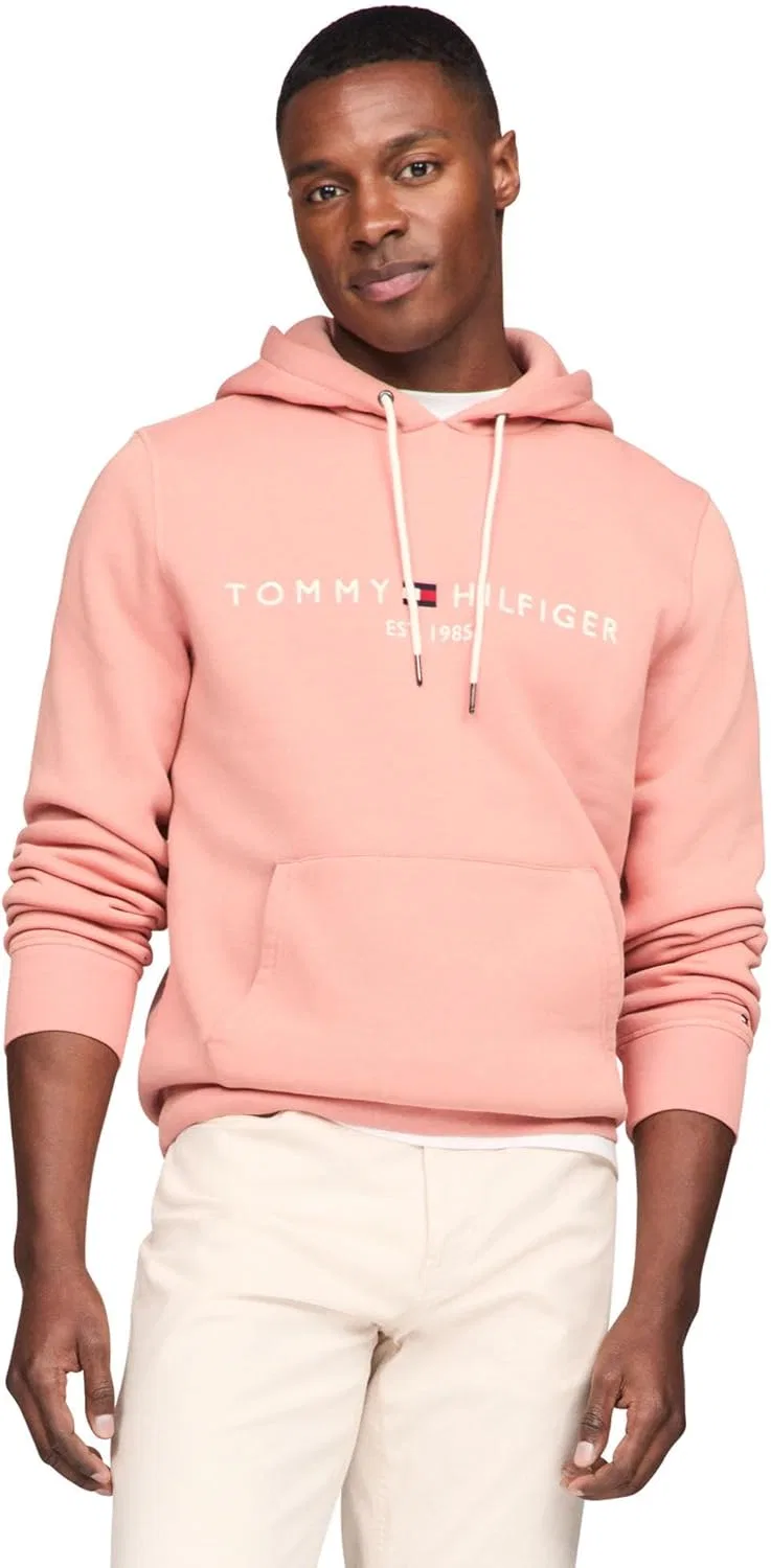 Худи Tommy Hilfiger с вышивкой, Clay Pink