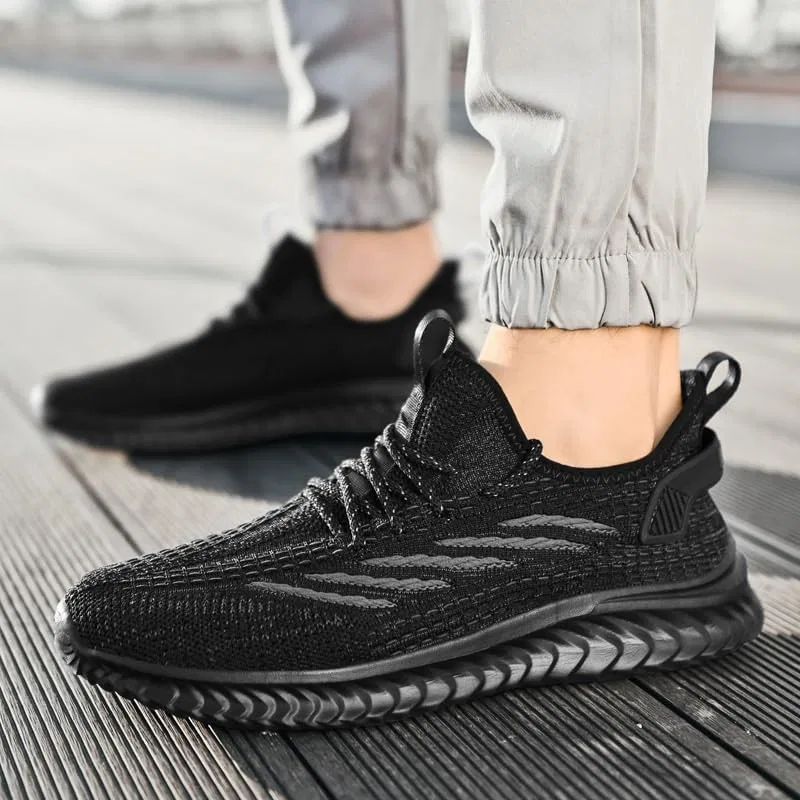 Кроссовки повседневные мужские Slip-On, черный DHFIRUFSHLO — фото 4
