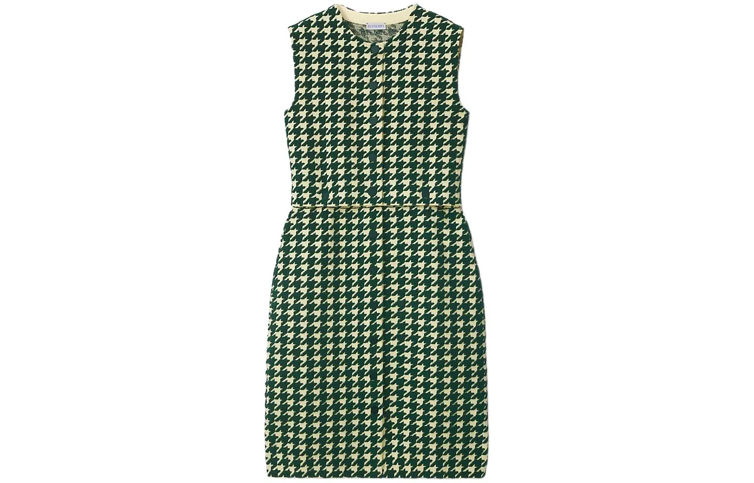 Платье без рукавов Burberry, женское, ивовый зеленый