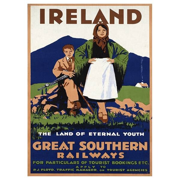 

Картина на холсте LegendArte Ireland, многоцветный