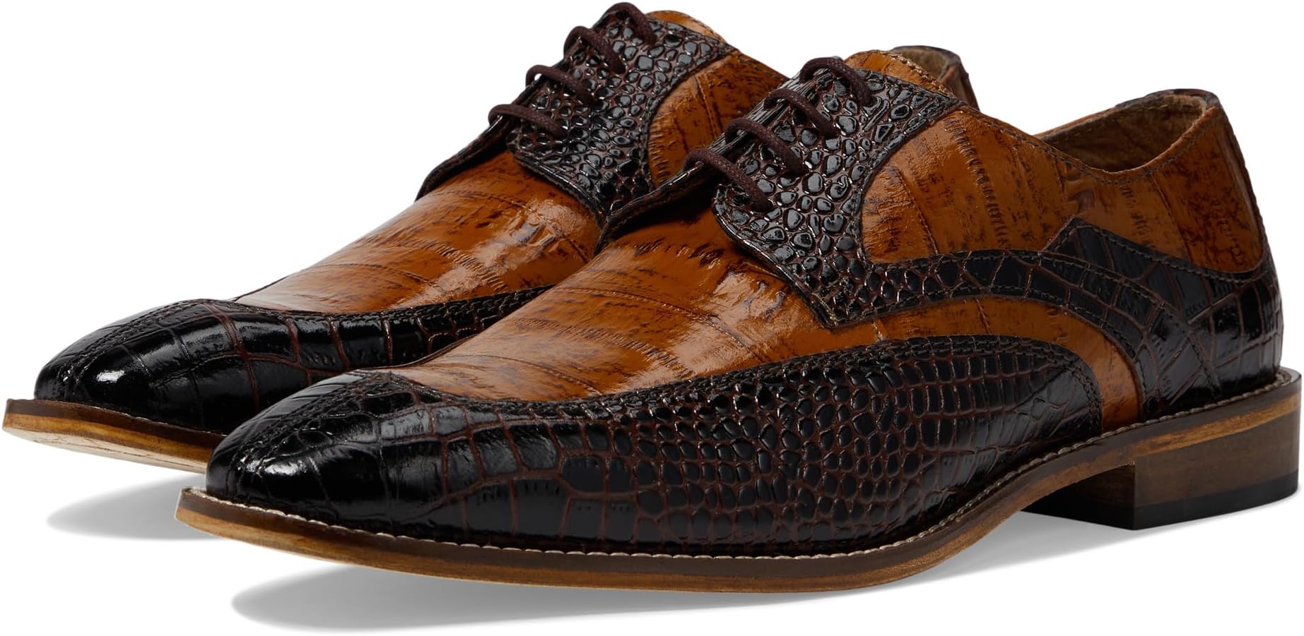 

Оксфорды Stacy Adams Trubiano Moc Toe Oxford, цвет Brown Multi