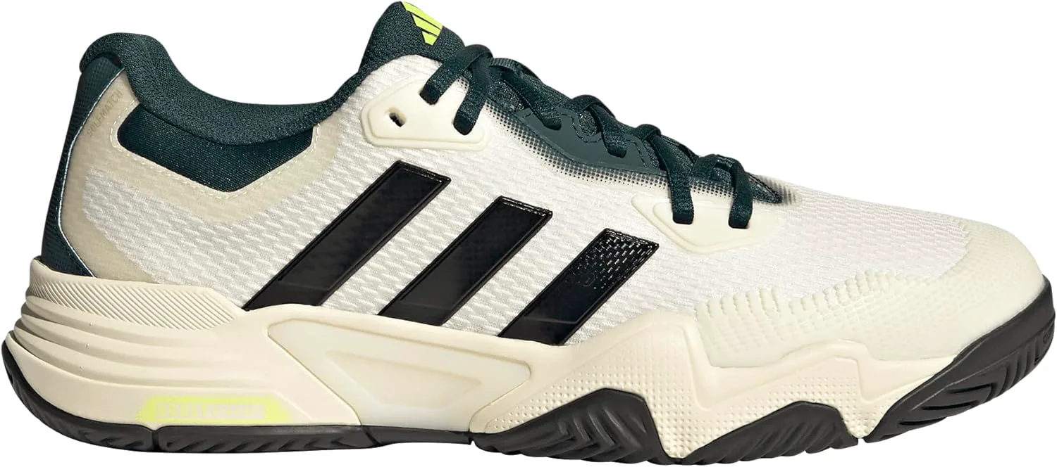 Мужские теннисные кроссовки Adidas Solematch Control 2, белый/металлик — фото 3