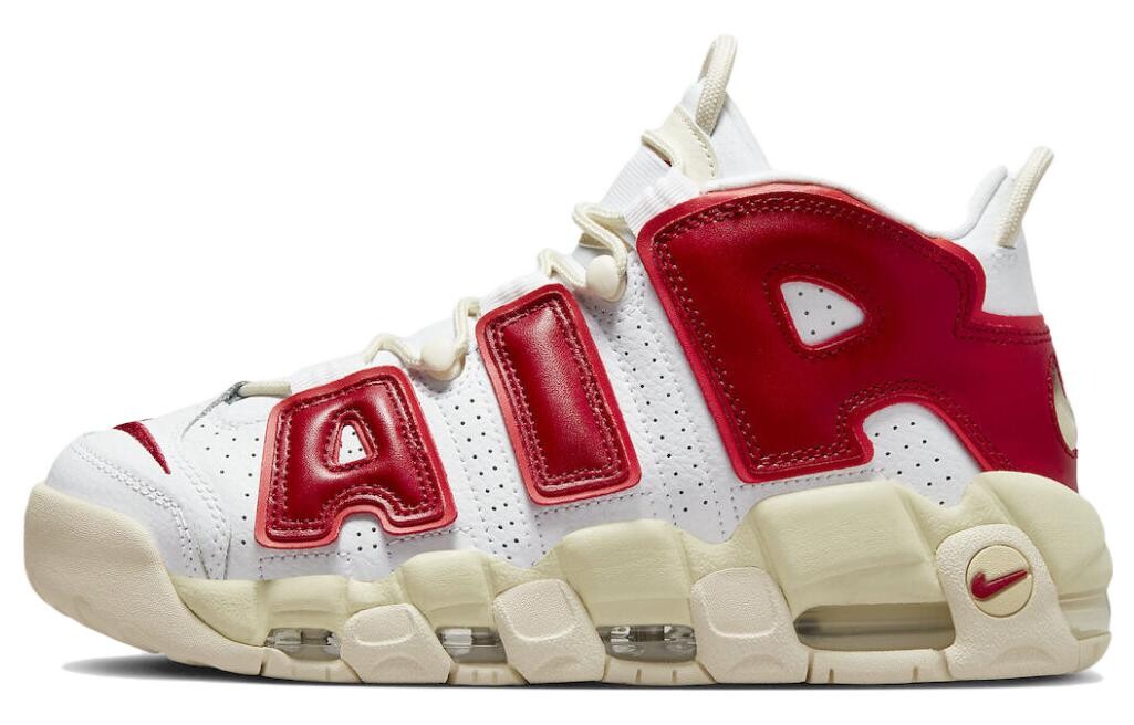 

Баскетбольные кроссовки Air More Uptempo Vintage унисекс средней высоты, белые/красные Nike, Красный, Баскетбольные кроссовки Air More Uptempo Vintage унисекс средней высоты, белые/красные Nike