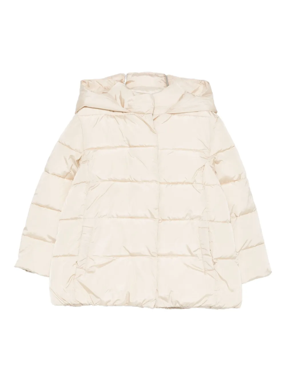 

Стёганое пальто с капюшоном Lalalu, белый