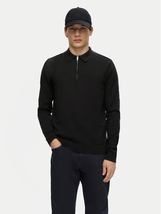 

Свитер обычного кроя Selected Homme, черный