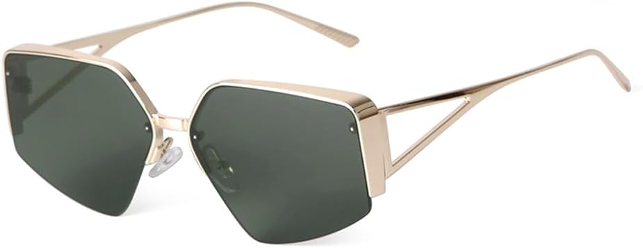 

Солнцезащитные очки в стиле ретро с металлической оправой и многоугольными линзами, прямоугольной формы, для мужчин и женщин, для вождения, с градиентными серыми линзами HVTVTLA, C4