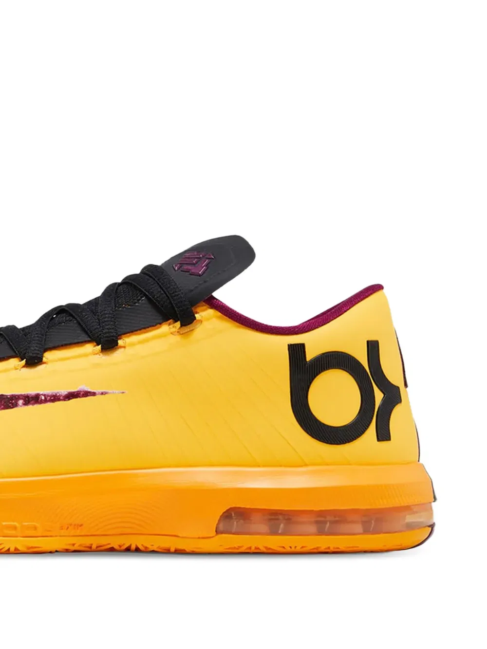 Кроссовки KD 6 "с арахисовым маслом и джемом" Nike, желтый — фото 2