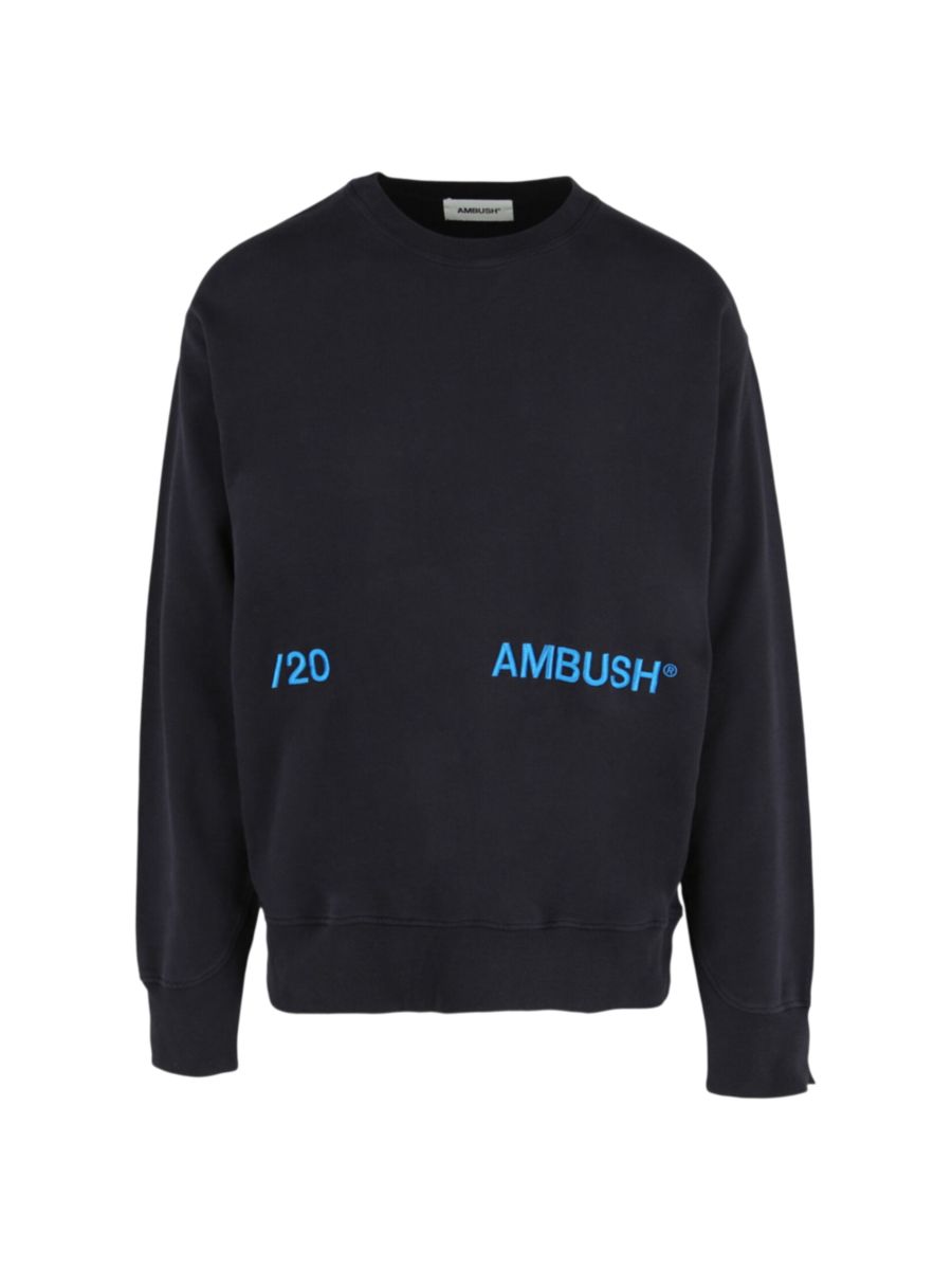 

Толстовка с логотипом и спущенными плечами Ambush, цвет Navy Blue