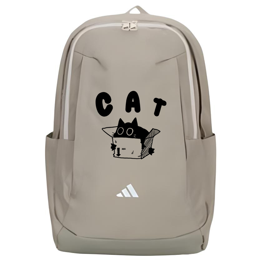 

Adidas Средний унисекс серый рюкзак из ткани, Box Cat