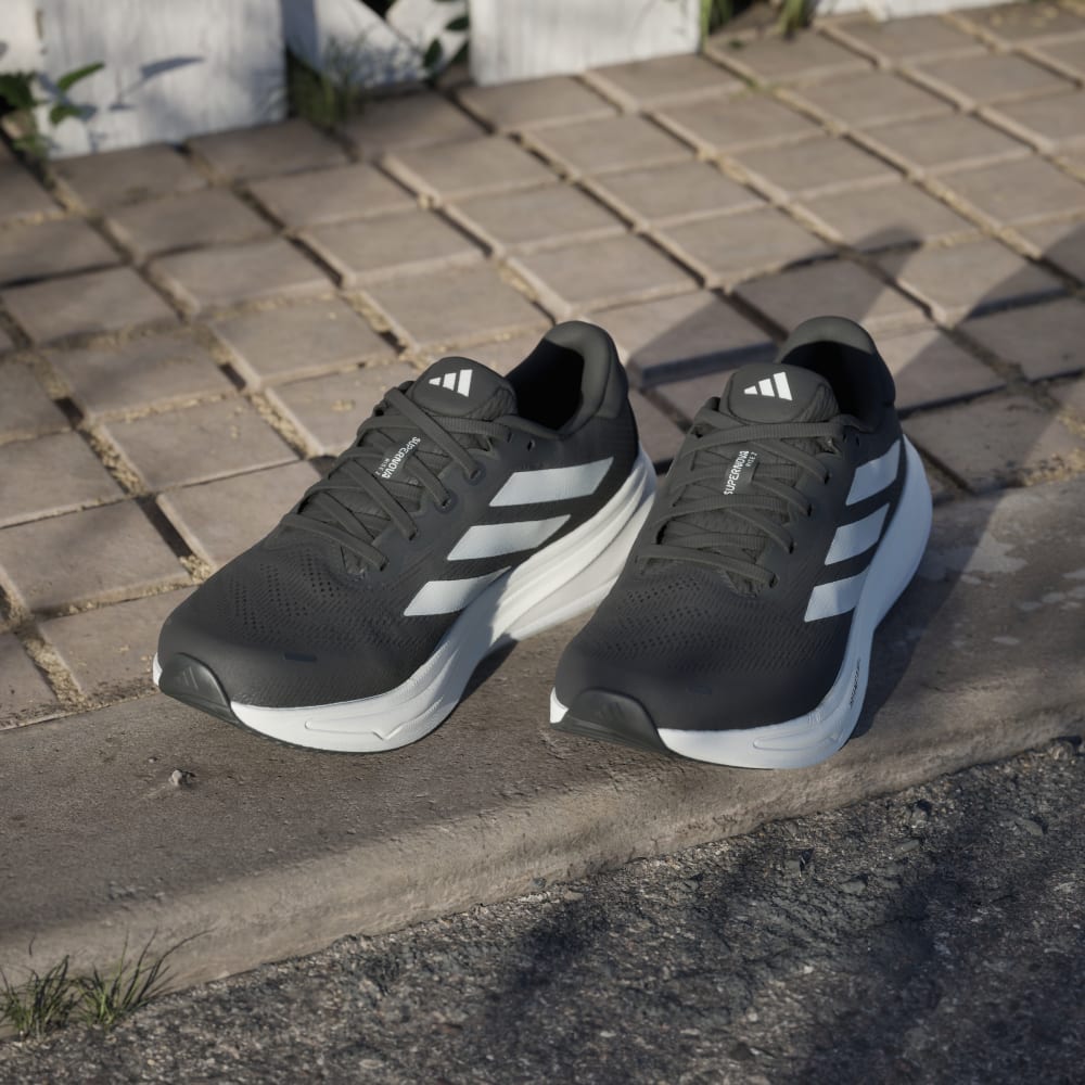 Кроссовки Adidas Supernova Rise 2 Running Shoes, цвет Core Black/Zero Metalic/Crystal White — фото 4