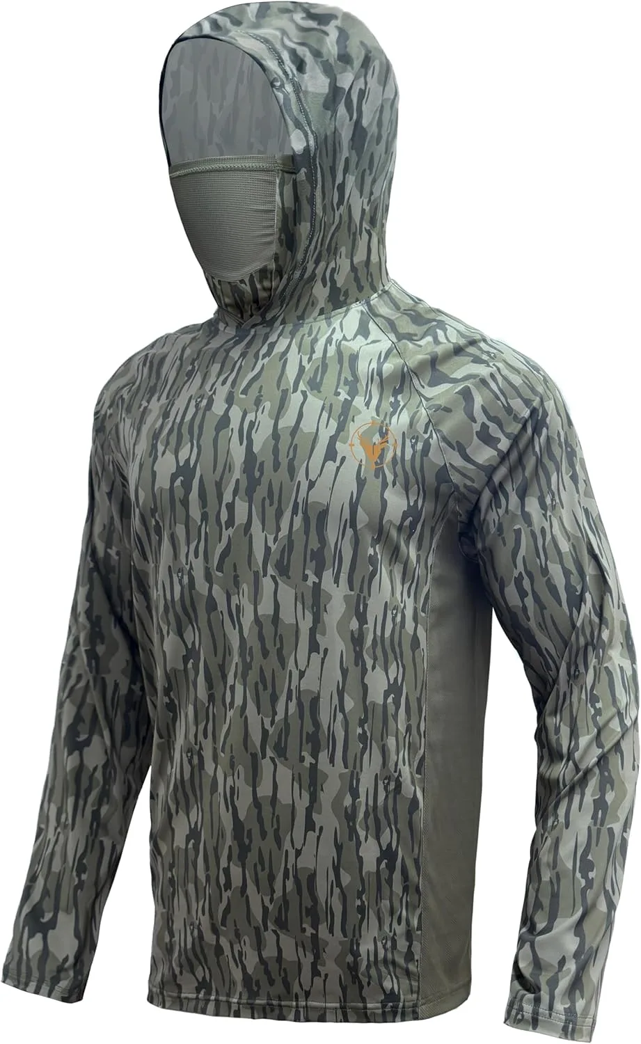 

Пальмит камуфляжный худи с маской для мужчин, защита от солнца UPF 50+ Palmyth