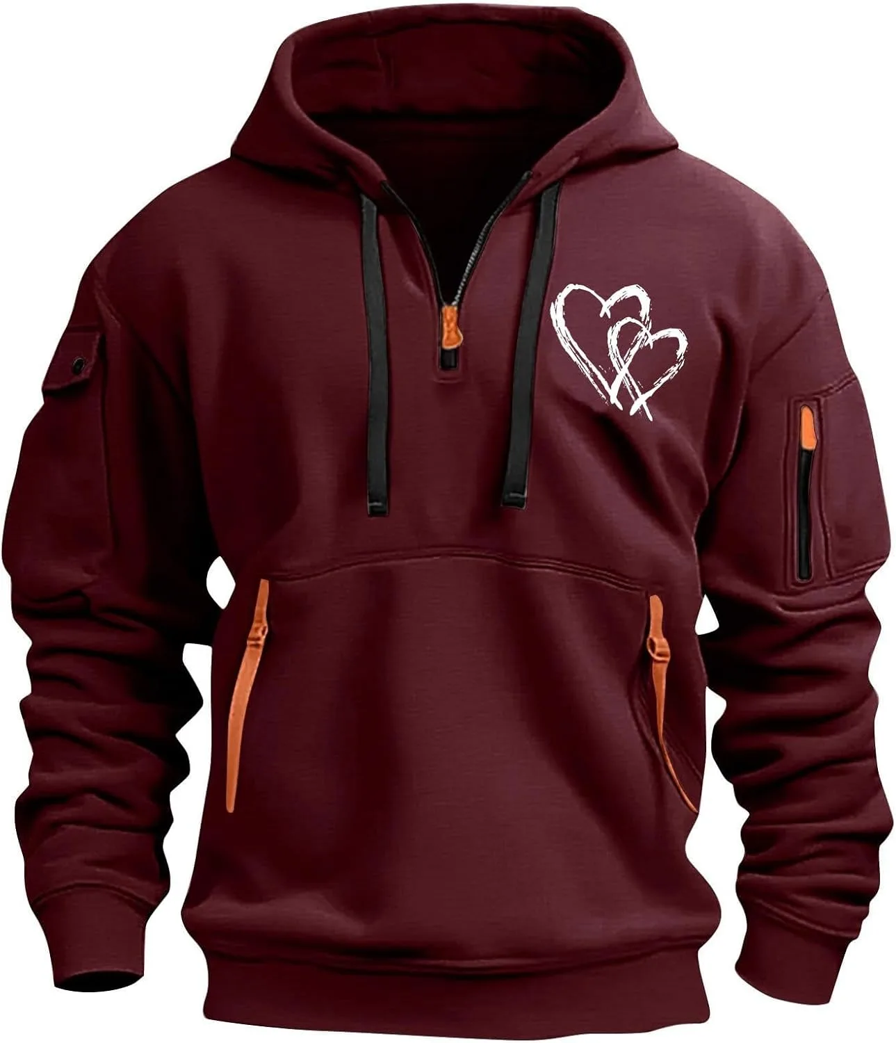 

Толстовка с капюшоном, утепленная флисом, с длинным рукавом и карманами Cheyubny