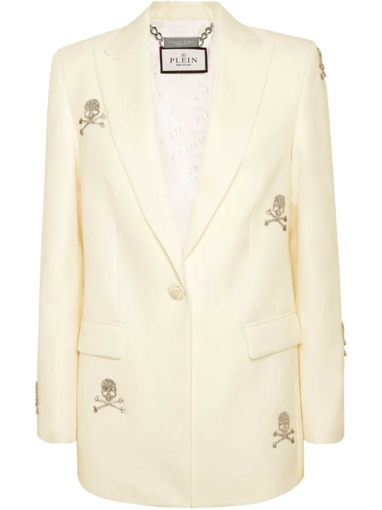 

Блейзер Skull Strass Philipp Plein, белый
