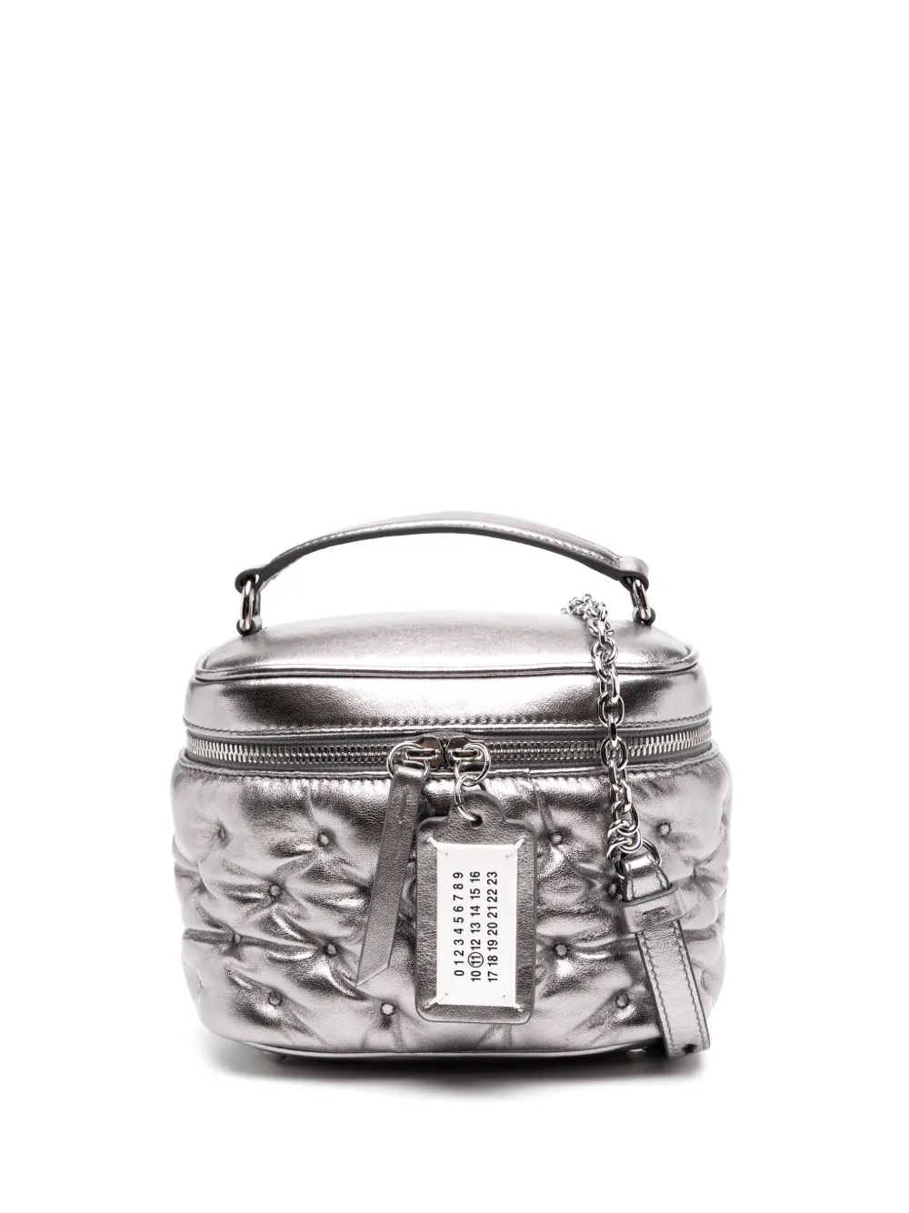 

Сумка Glam Slam Vanity MAISON MARGIELA, серебяный
