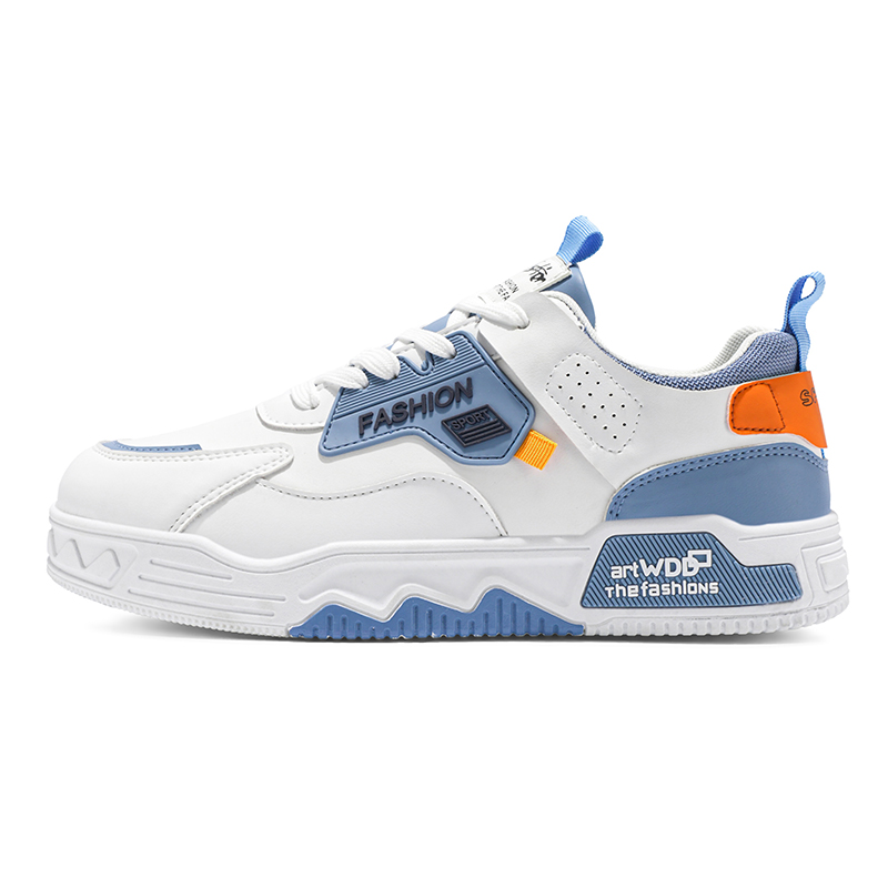 

ZULISHI Мужские скейтборд кроссовки Low top Blue/Beige