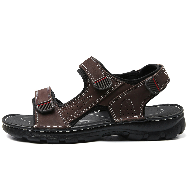

VANSSI Пляжные сандалии мужские тёмно-коричневые, цвет Dark Brown