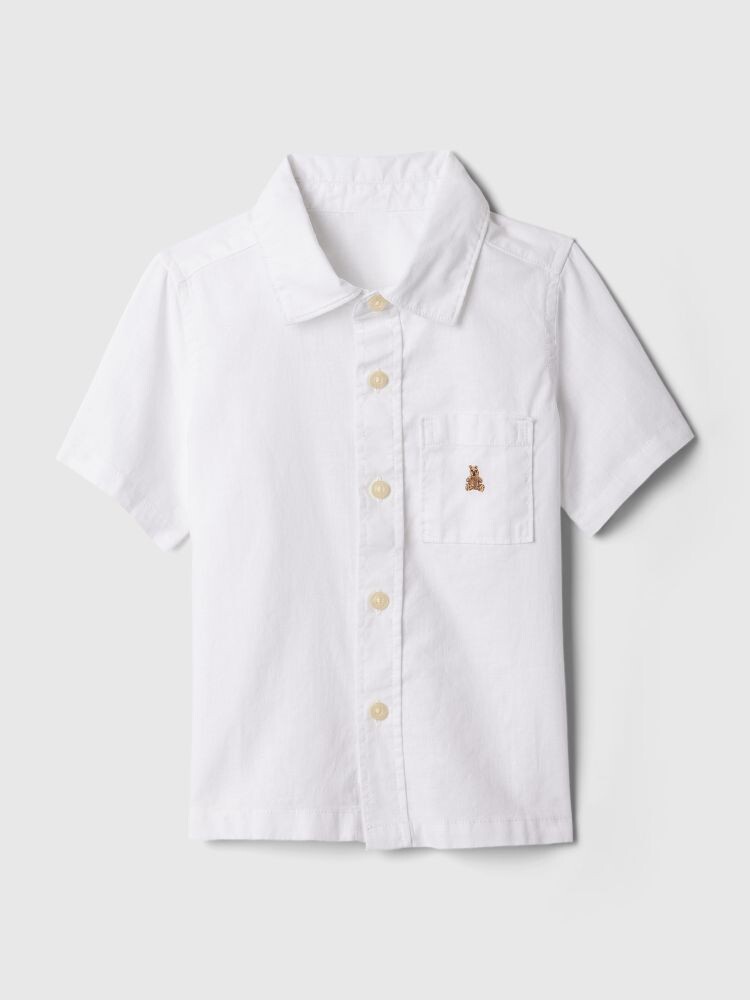 

Льняная рубашка Gap, белый