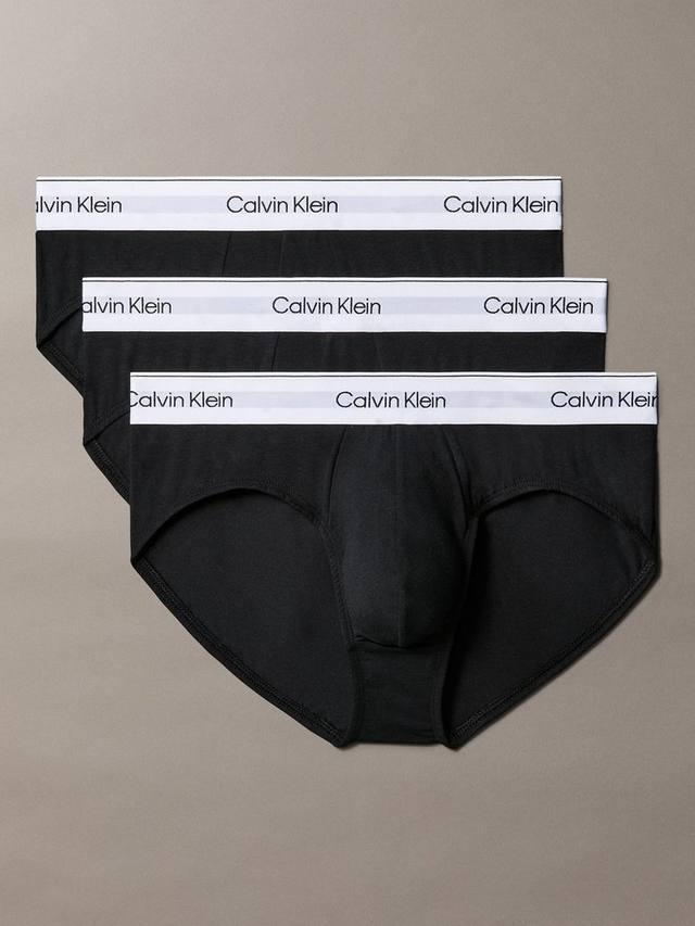 

Хлопковые трусы Icon с эффектом стрейч Calvin Klein, Pack of 3, Black