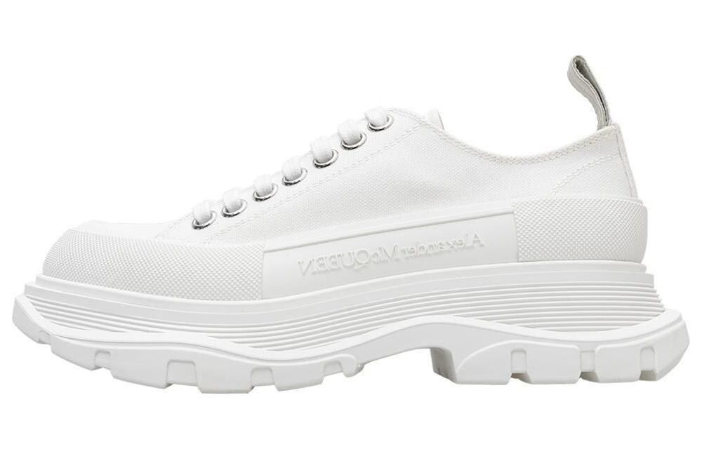 Alexander McQueen Tread Slick Low Lace Up Белый Белый (женские)