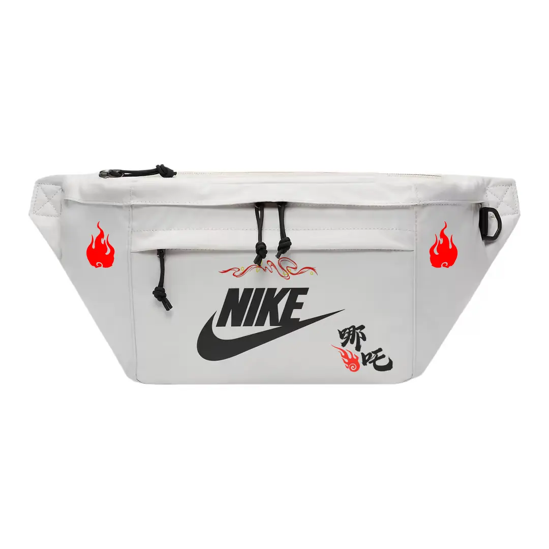 

Nike Тканевая поясная сумка через плечо унисекс светло-бежевая, Light Bone