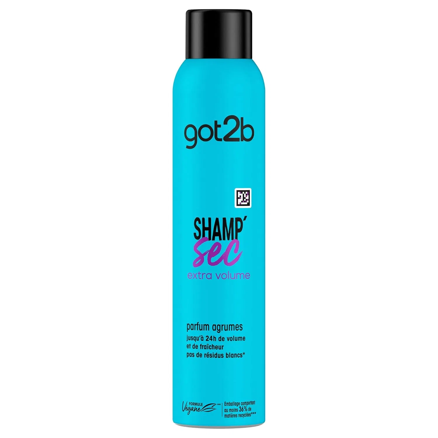 Сухой шампунь Schwarzkopf GOT2B Volume Extra с ароматом 48H, веганская формула, 200 мл Got2B, Keine. — фото 2