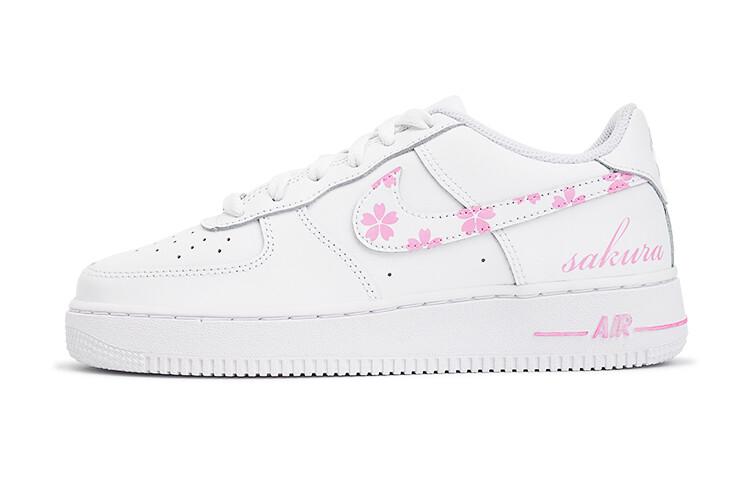 

Женские кроссовки для скейтбординга Nike Air Force 1, White/Pink