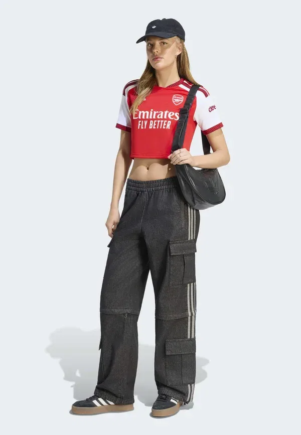 Футболка Arsenal FC 26/27 Home Cropped Club Wear Adidas Performance, ярко-алый — фото 2
