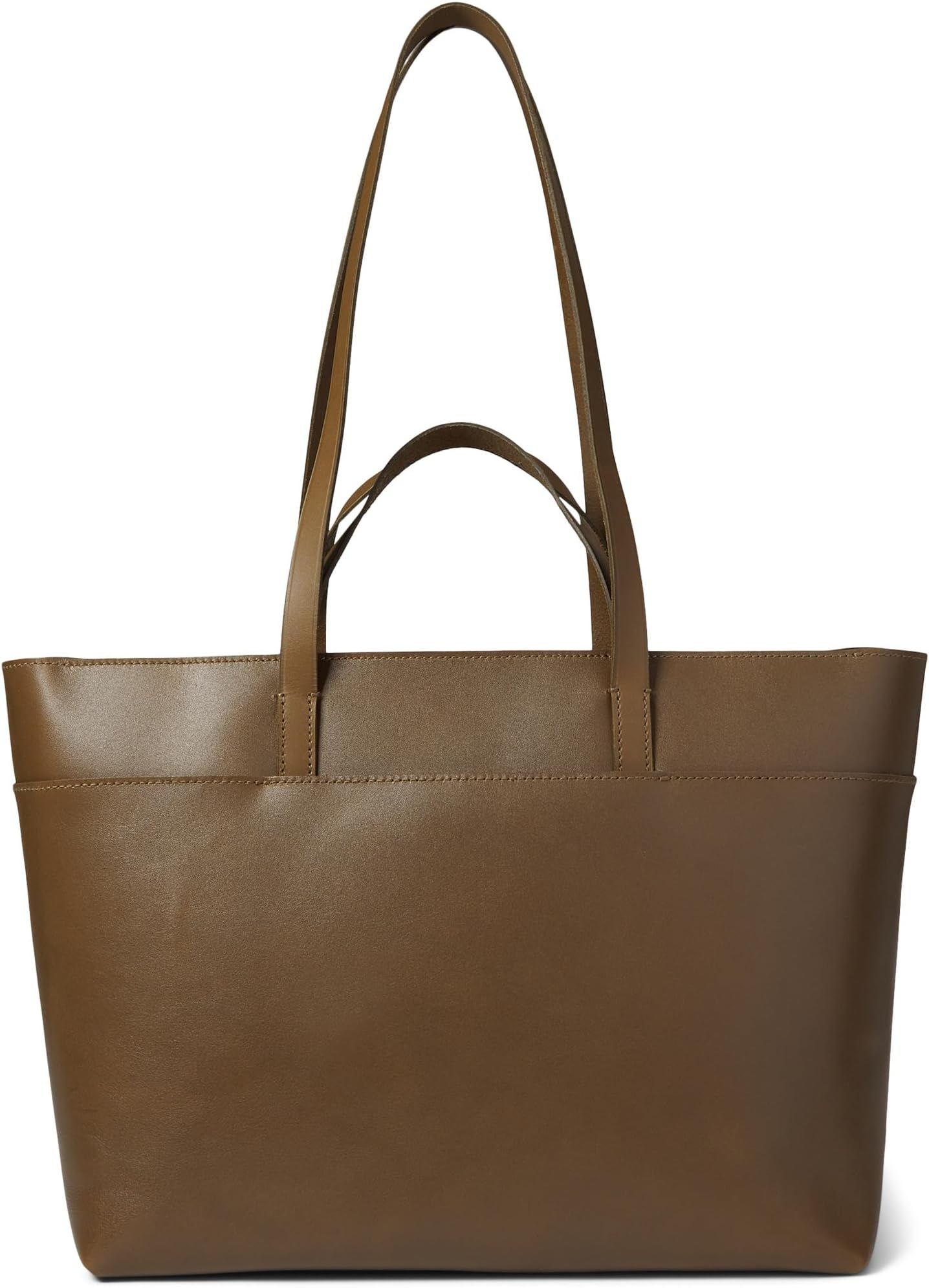 

Сумка Madewell The Zip-Top Essential Tote in Leather, цвет Burnt Olive