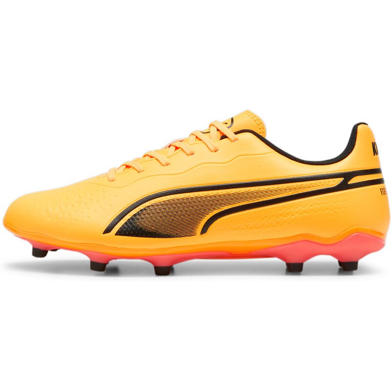 Футбольные бутсы для лужайки King Match FG/AG Puma, цвет sun stream-puma black-sunset g — фото 4