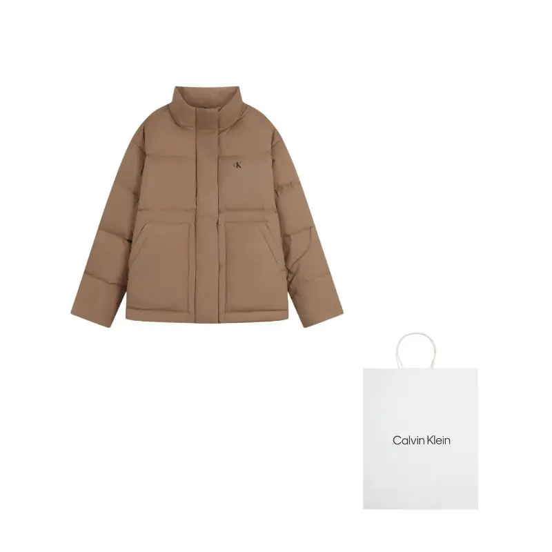 

Calvin Klein Женская пуховая куртка, PAI-Khaki