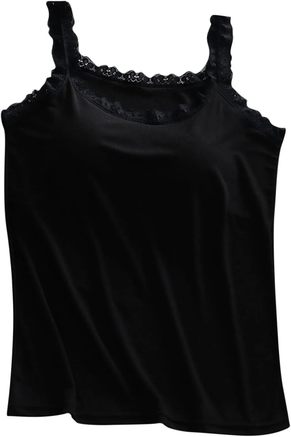 

Женский топ с встроенным бюстгальтером и кружевной отделкой