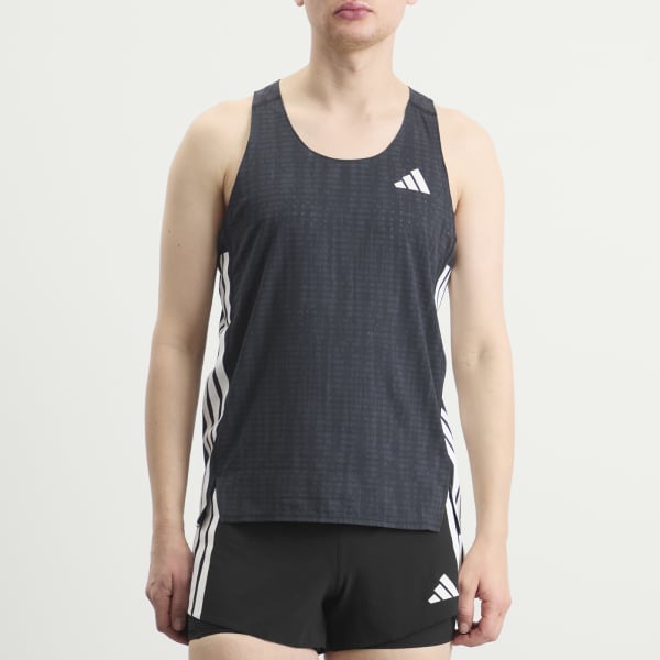 Майка Adizero Adidas, carbon & черный — фото 2