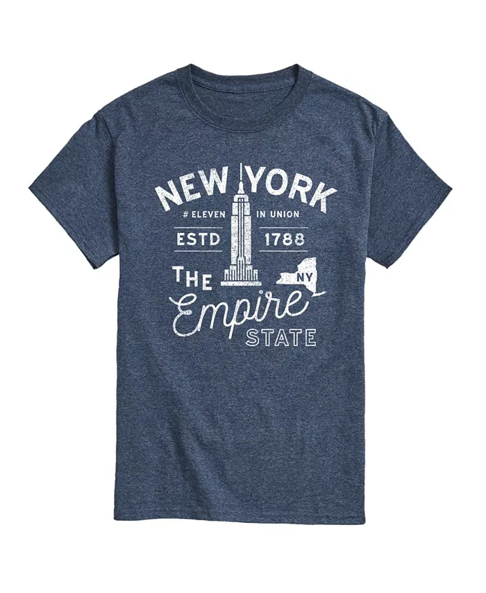 

Футболка мужская с коротким рукавом Hybrid Apparel New York AIRWAVES, синий