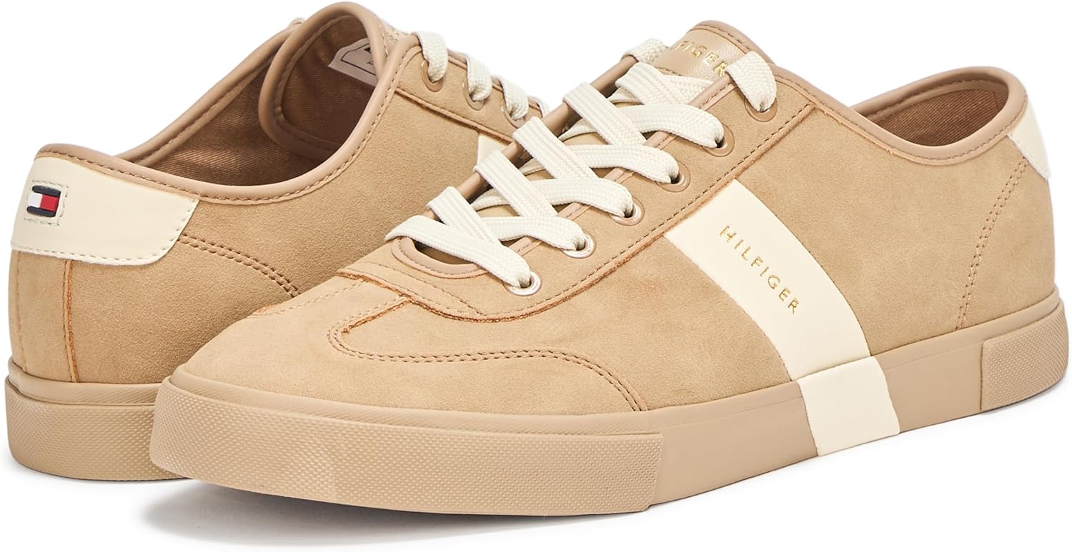 Мужские кроссовки Tommy Hilfiger Pandora, Tan/Cream 101 — фото 3
