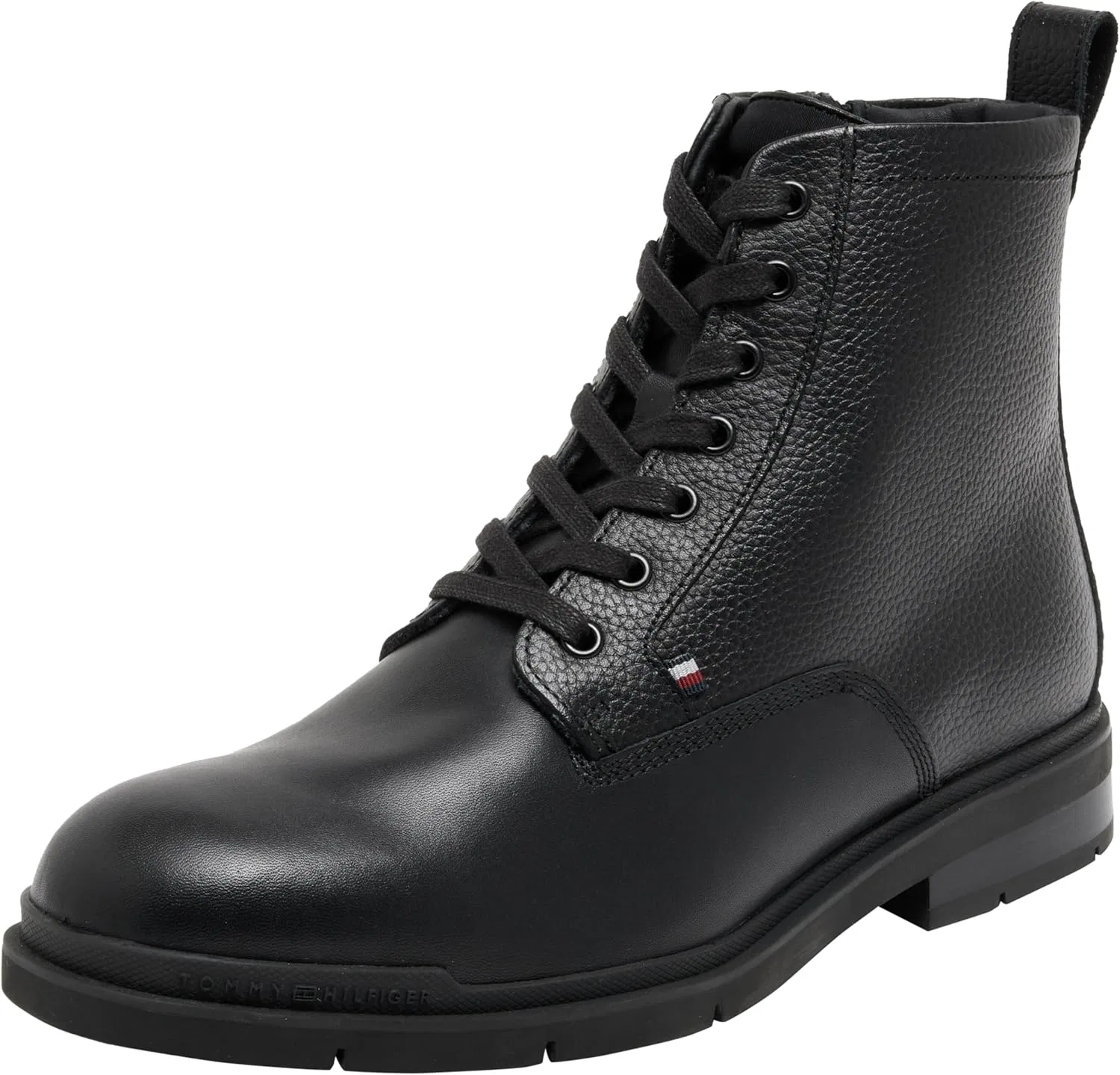 Tommy Hilfiger Herren Низкие ботинки Stiefel Warm из Leder, Black