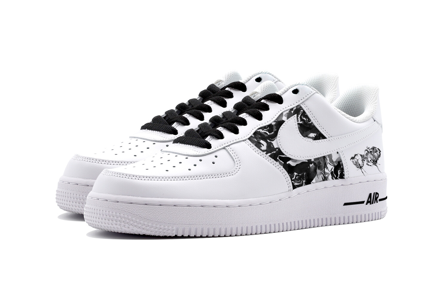 

Мужские кроссовки для скейтбординга Nike Air Force 1, Black/White