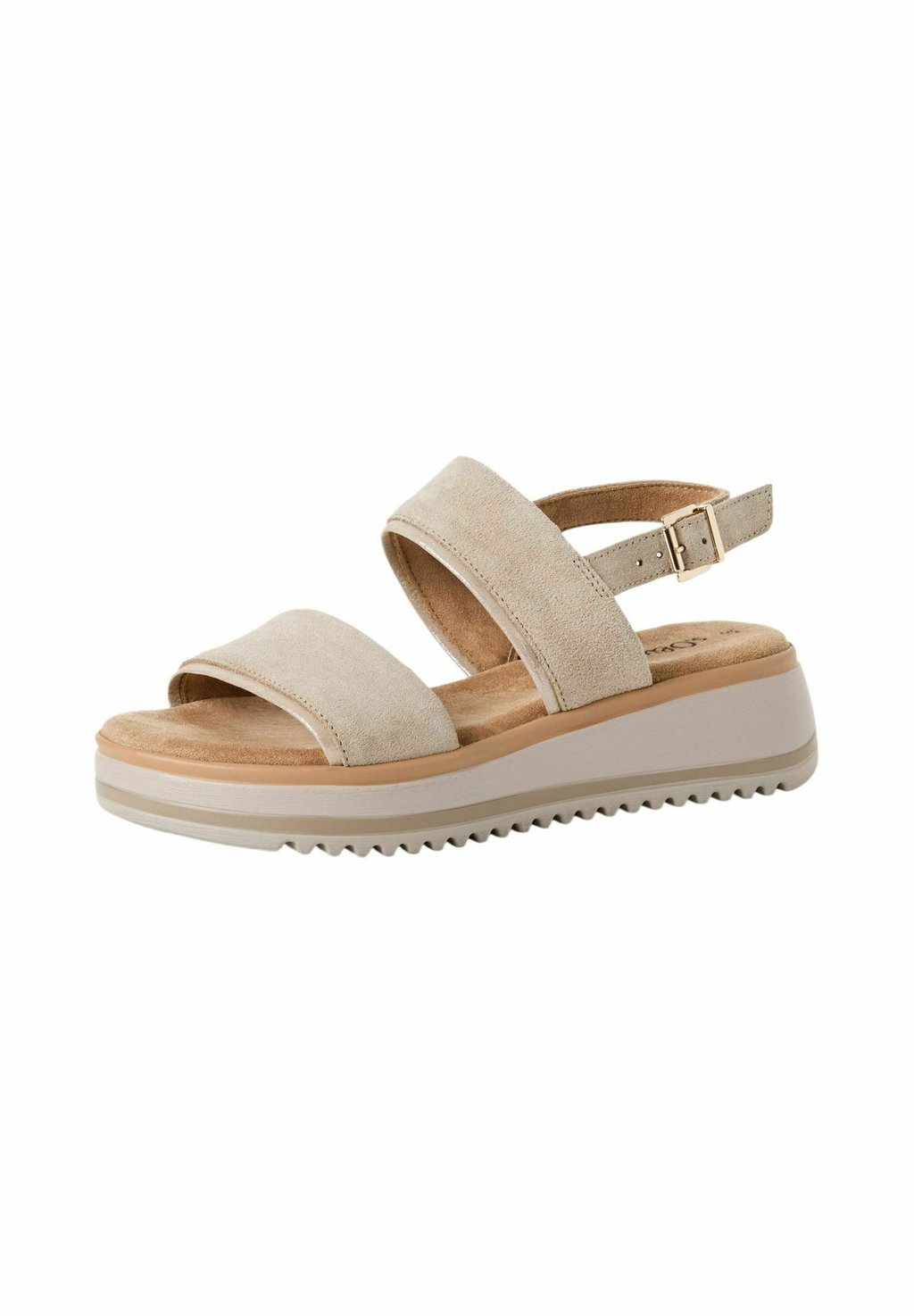 Босоножки на танкетке Platform sandals s.Oliver, бежевый — фото 2