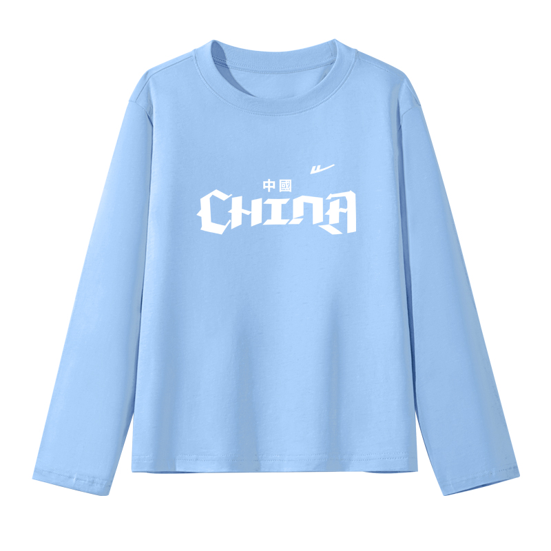 Футболка для детей Crew Neck Moderate WARRIOR, indigo/h белый china — фото 4