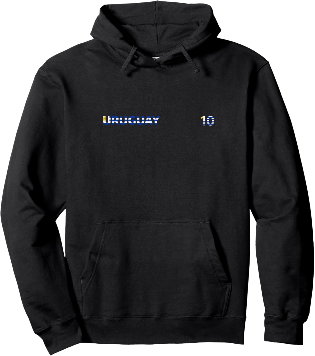 

Толстовка с флагом Уругвая Uruguay, черный
