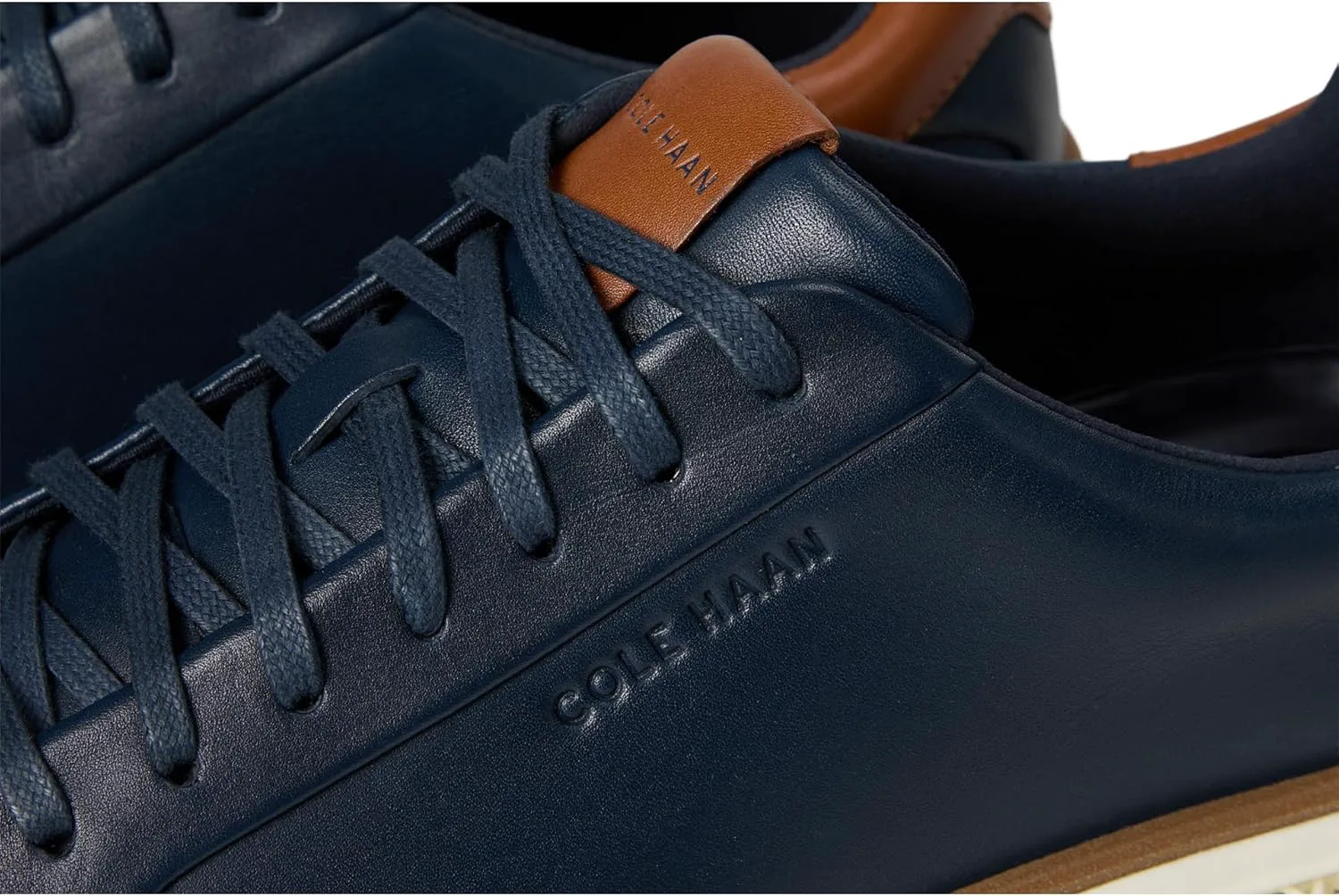 Мужские кроссовки Cole Haan GrandPro Court Skyweave, темно-синий/слоновая кость — фото 3