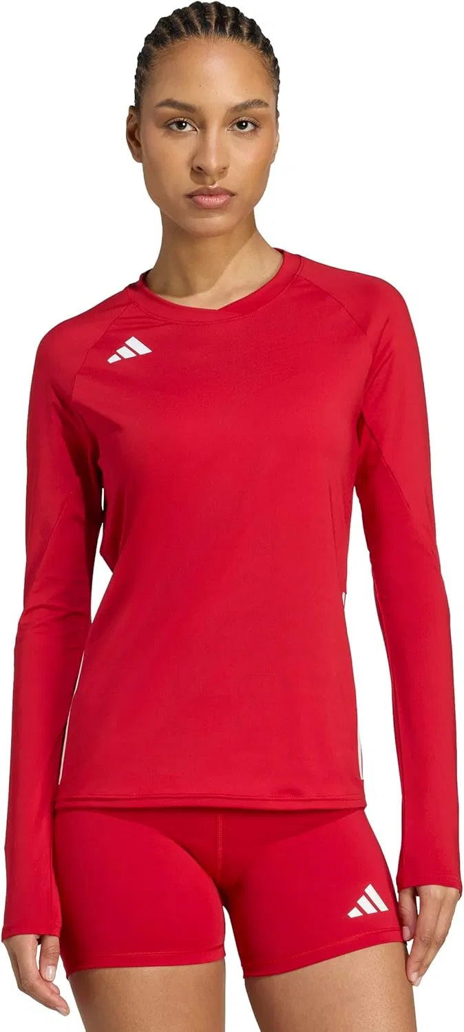 Волейбольная джерси с длинным рукавом adidas, Team Power Red