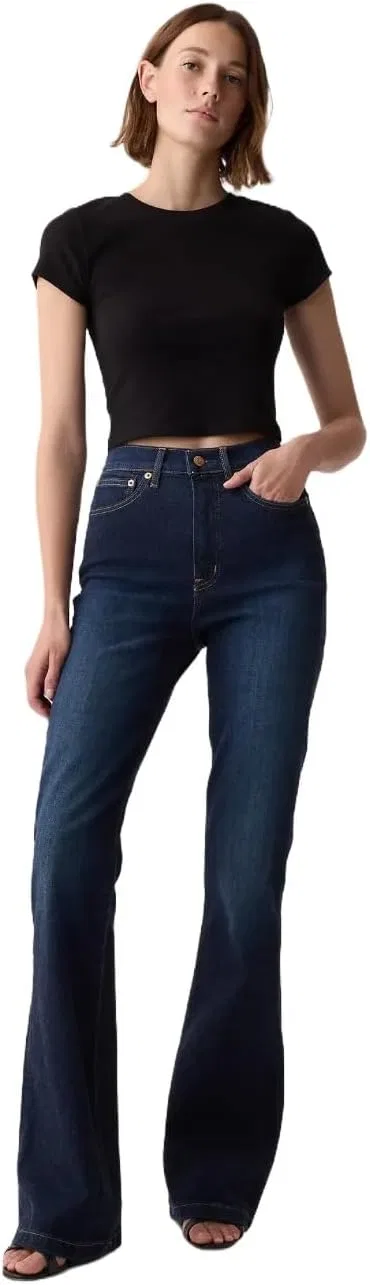 Джинсы женские High Rise Flare Denim от Gap, Dark Wash V2