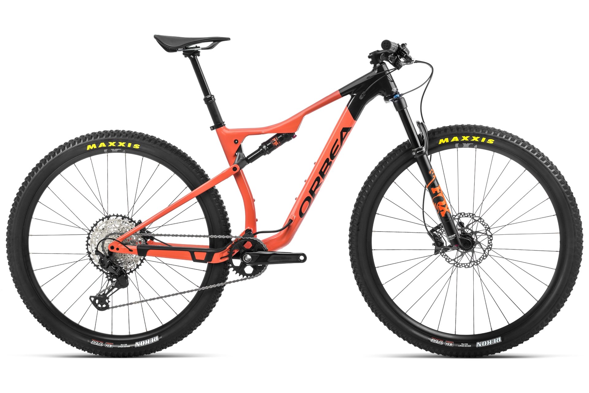 

Горный велосипед Orbea Oiz h20 - 29 дюймов - fully, orange | magma orange - black (gloss)