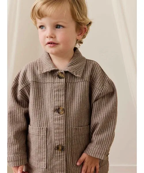 Жакет Mini Pinstripe Cassava / Iroko JAMIE KAY, коричневый
