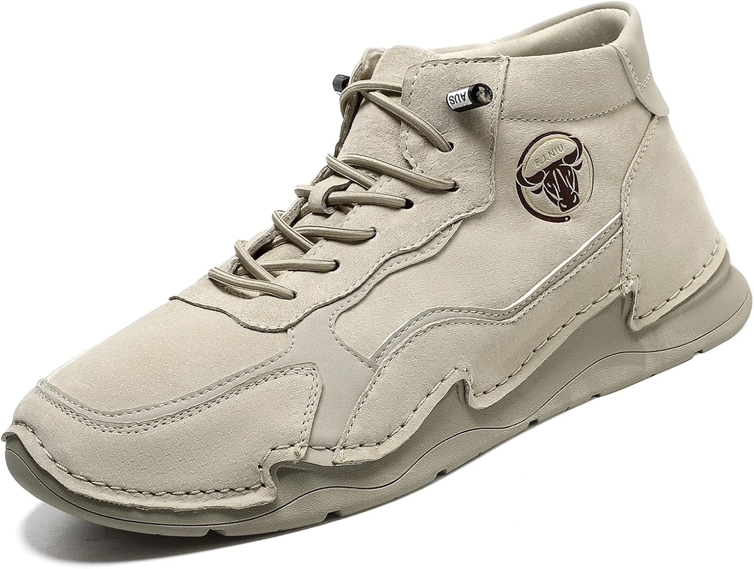 

Мужские итальянские водонепроницаемые ботинки Lossarye, ручная работа, удобные для повседневной носки, высокие ботинки Чакка для улицы, на молнии, с нескользящей подошвой, кроссовки для вождения, Apricot