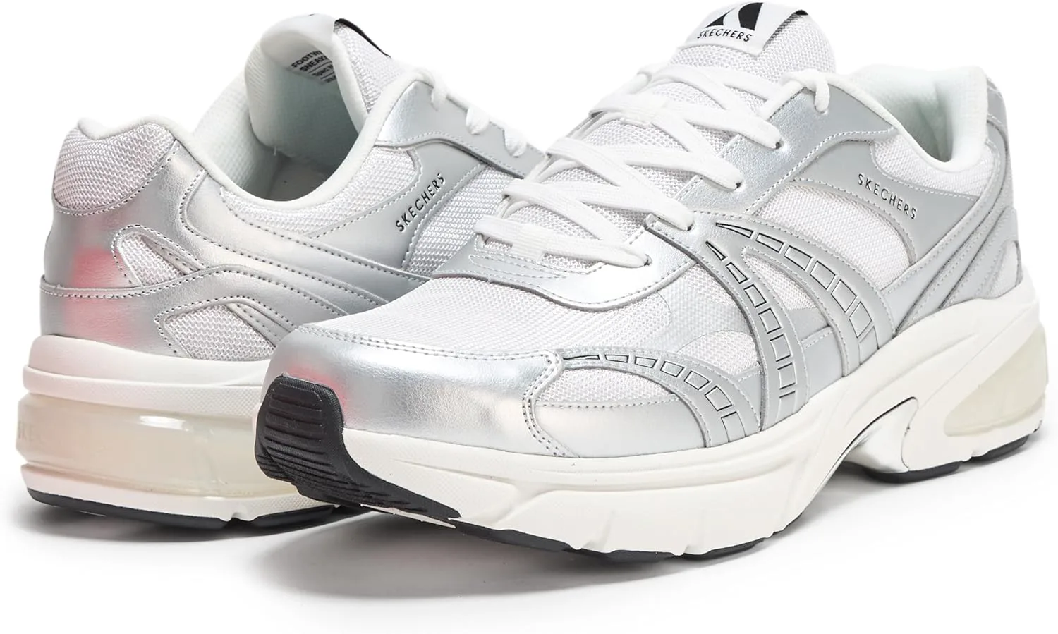 Мужские кроссовки Skechers Shadow - Stellar 90, серебряный — фото 3
