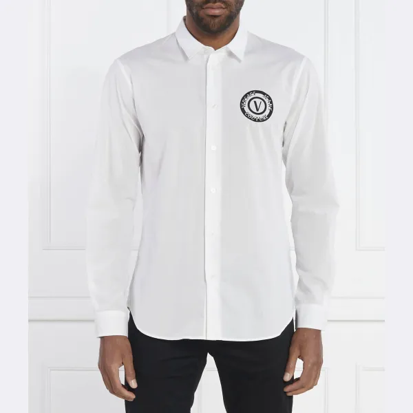 

Рубашка узкого кроя Versace, белый